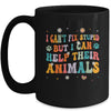 I Can't Fix Stupid But I Can Help Their Animals Groovy Mug | siriusteestore