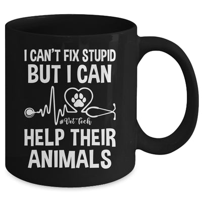 I Can't Fix Stupid But I Can Help Their Animals Vintage Mug | siriusteestore