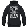 I Can't Fix Stupid But I Can Help Their Animals Vintage Shirt & Tank Top | siriusteestore