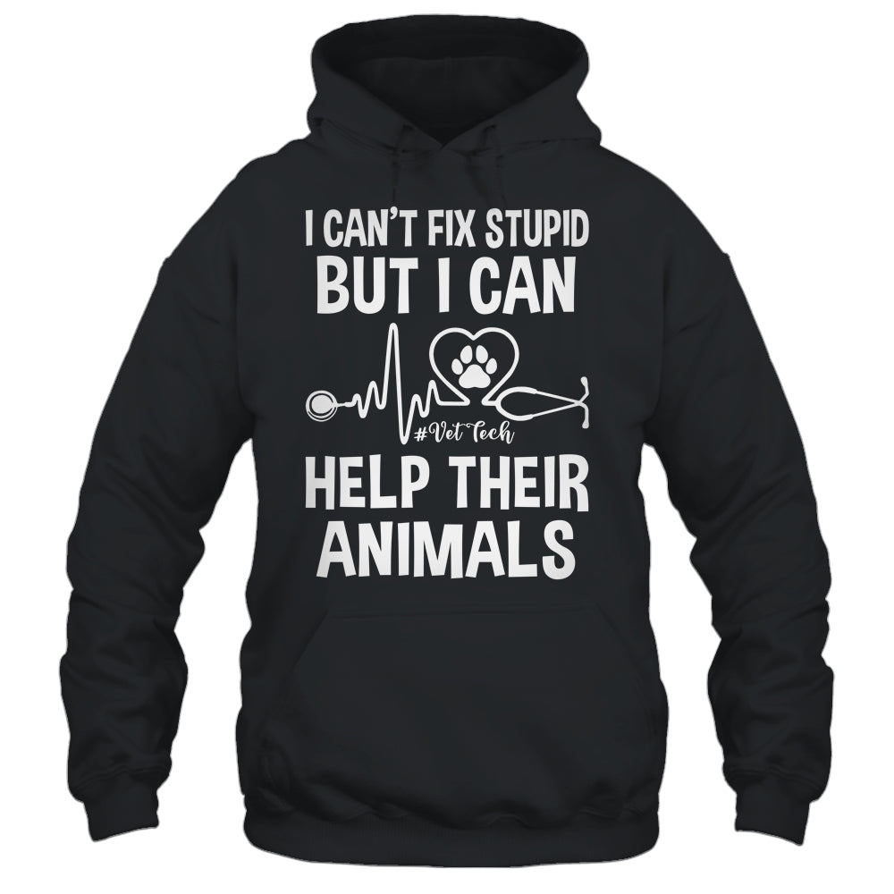 I Can't Fix Stupid But I Can Help Their Animals Vintage Shirt & Tank Top | siriusteestore