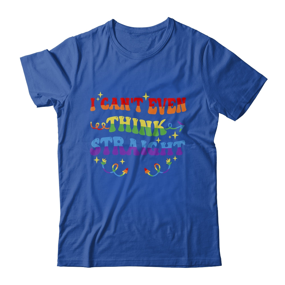 I Cant Even Think Straight Funny LGBTQ Gay Pride Shirt & Hoodie | siriusteestore