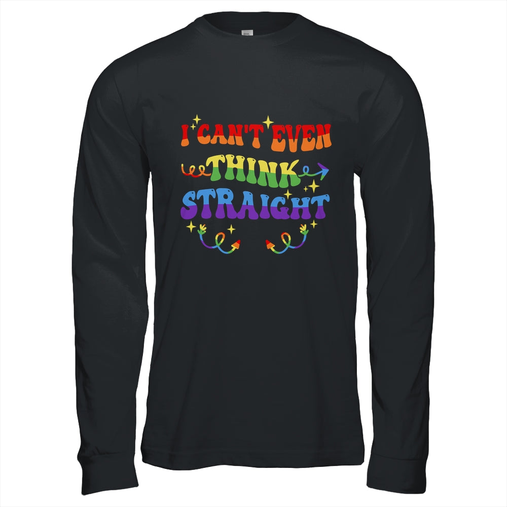 I Cant Even Think Straight Funny LGBTQ Gay Pride Shirt & Hoodie | siriusteestore
