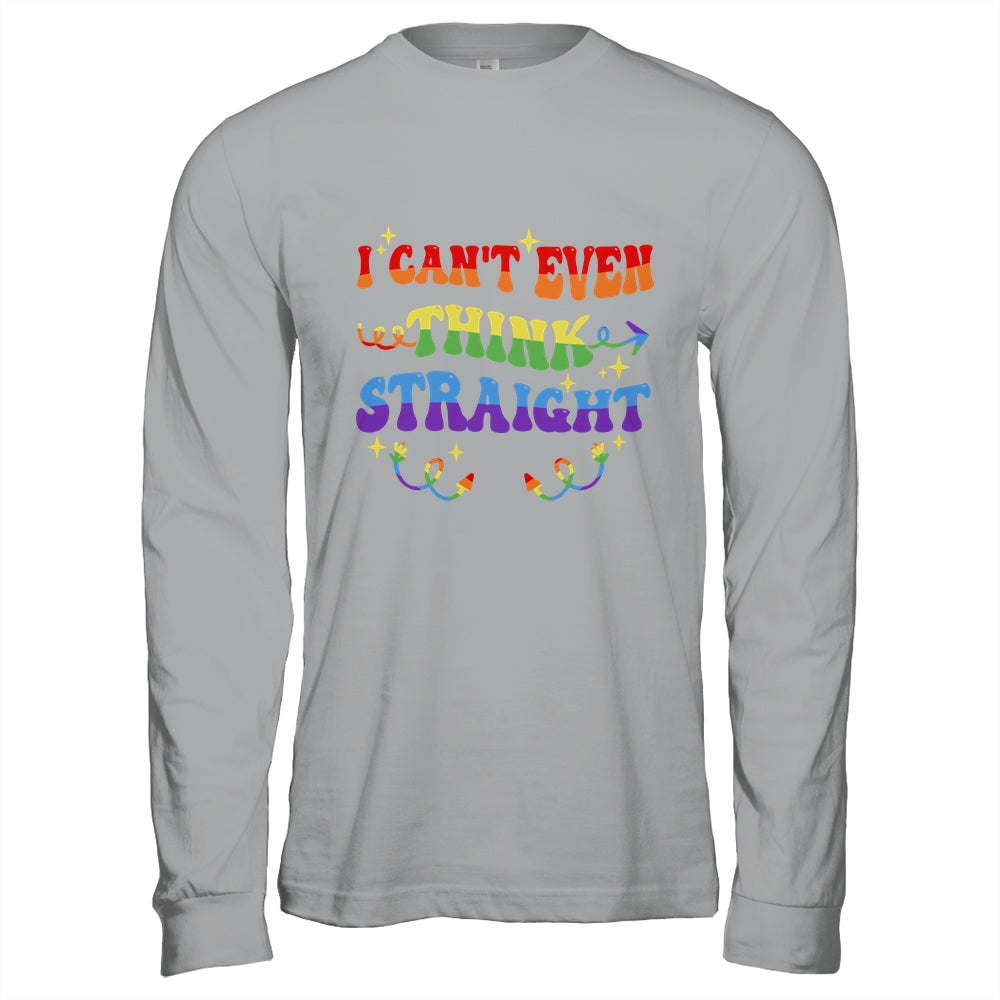 I Cant Even Think Straight Funny LGBTQ Gay Pride Shirt & Hoodie | siriusteestore