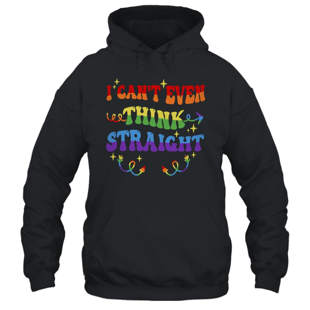 I Cant Even Think Straight Funny LGBTQ Gay Pride Shirt & Hoodie | siriusteestore