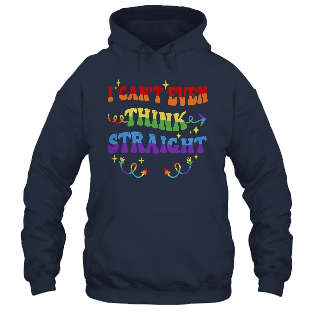 I Cant Even Think Straight Funny LGBTQ Gay Pride Shirt & Hoodie | siriusteestore