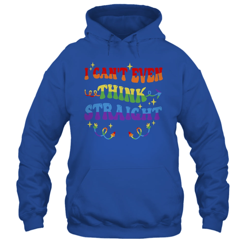 I Cant Even Think Straight Funny LGBTQ Gay Pride Shirt & Hoodie | siriusteestore