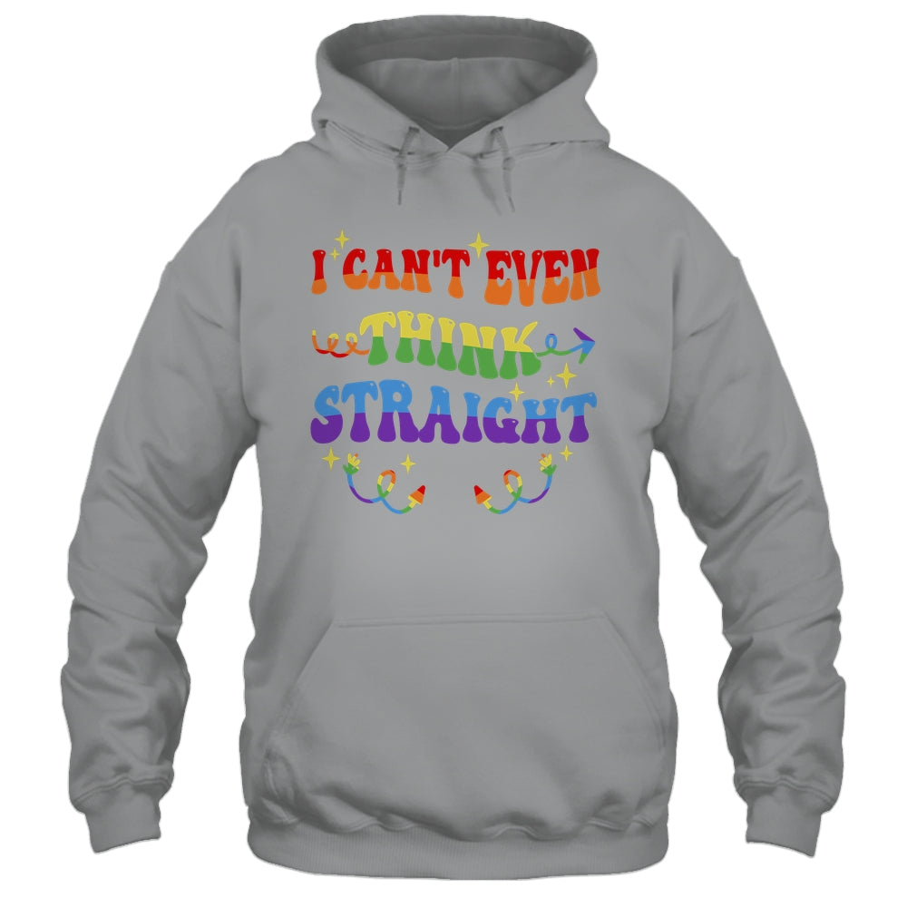 I Cant Even Think Straight Funny LGBTQ Gay Pride Shirt & Hoodie | siriusteestore