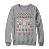I Come In Peace I'm Peace Matching Couple Ugly Christmas Shirt & Sweatshirt | siriusteestore