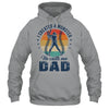 I Created A Monster He Call Me Dad Softball Baseball Retro Shirt & Hoodie | siriusteestore