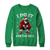 I Do It For The Hos African American Christmas Afro Santa Shirt & Sweatshirt | siriusteestore