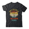 I Do Stupid Things Skydiving Art For Men Women Skydiver Shirt & Tank Top | siriusteestore