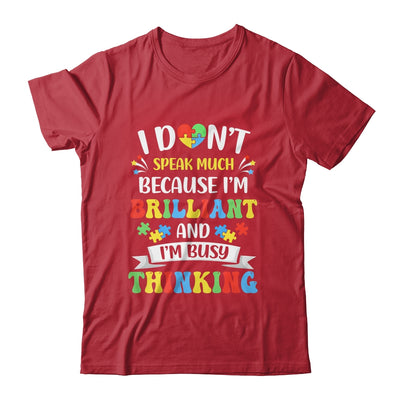 I Dont Speak Much Brilliant Autism Autistic Boys Girls Shirt & Hoodie | siriusteestore