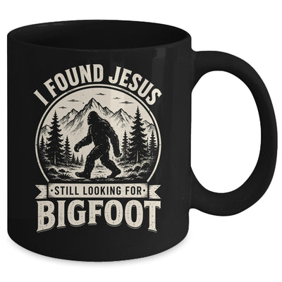 I Found Jesus Still Looking Bigfoot Funny Summer Christian Mug | siriusteestore