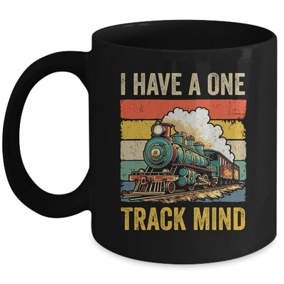 I Have A One Track Mind Train Men Women Retro Railroad Lover Mug | siriusteestore