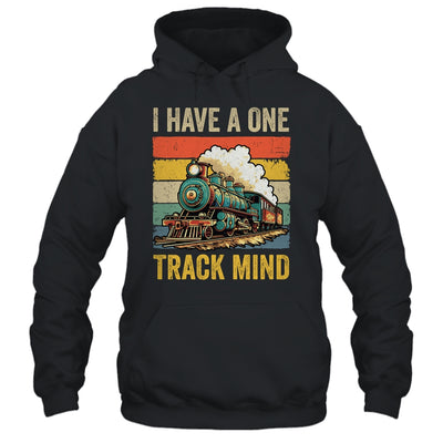 I Have A One Track Mind Train Men Women Retro Railroad Lover Shirt & Hoodie | siriusteestore