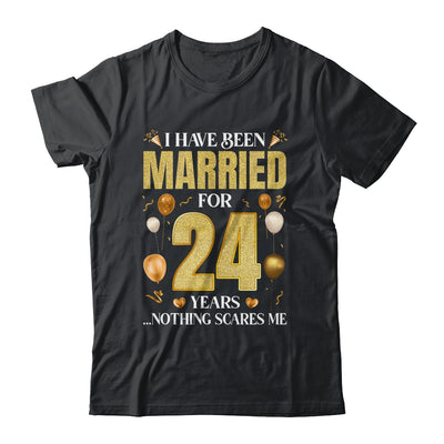 I Have Been Married For 24 Years 24th Wedding Anniversary Shirt & Hoodie | siriusteestore