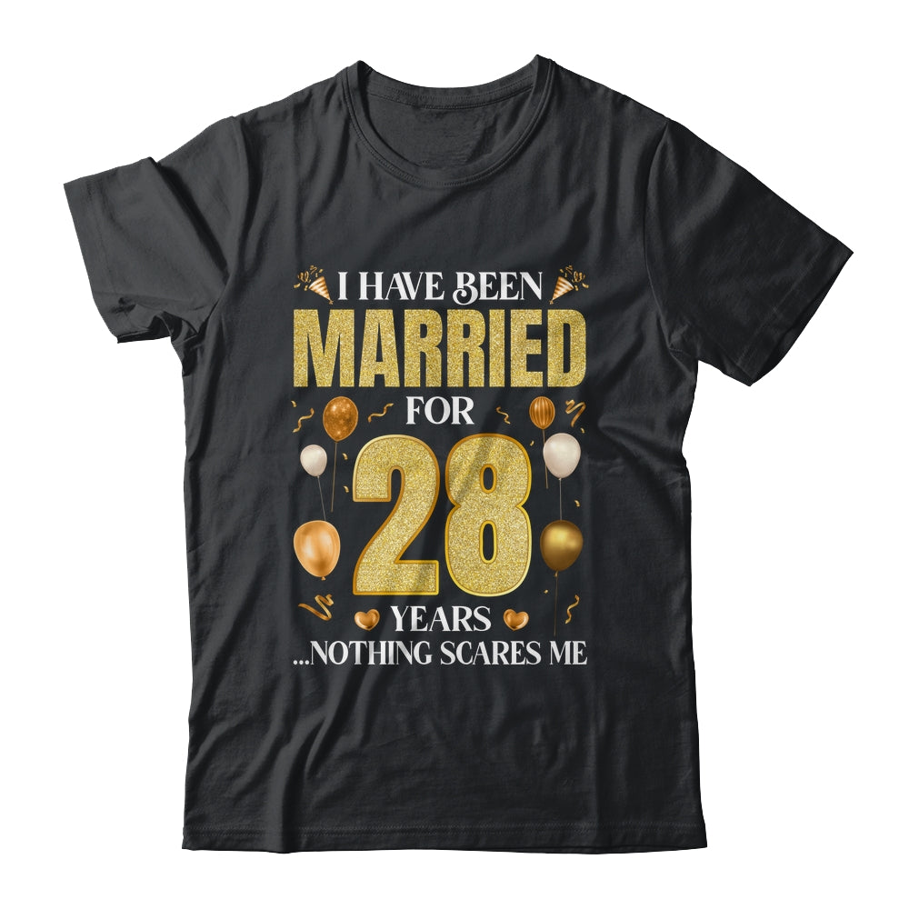 I Have Been Married For 28 Years 28th Wedding Anniversary Shirt & Hoodie | siriusteestore