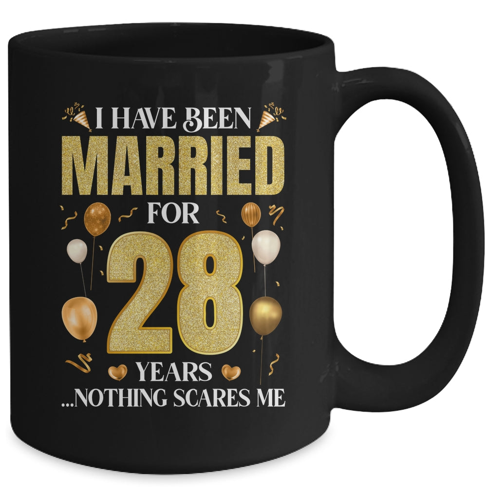 I Have Been Married For 28 Years 28th Wedding Anniversary Mug | siriusteestore