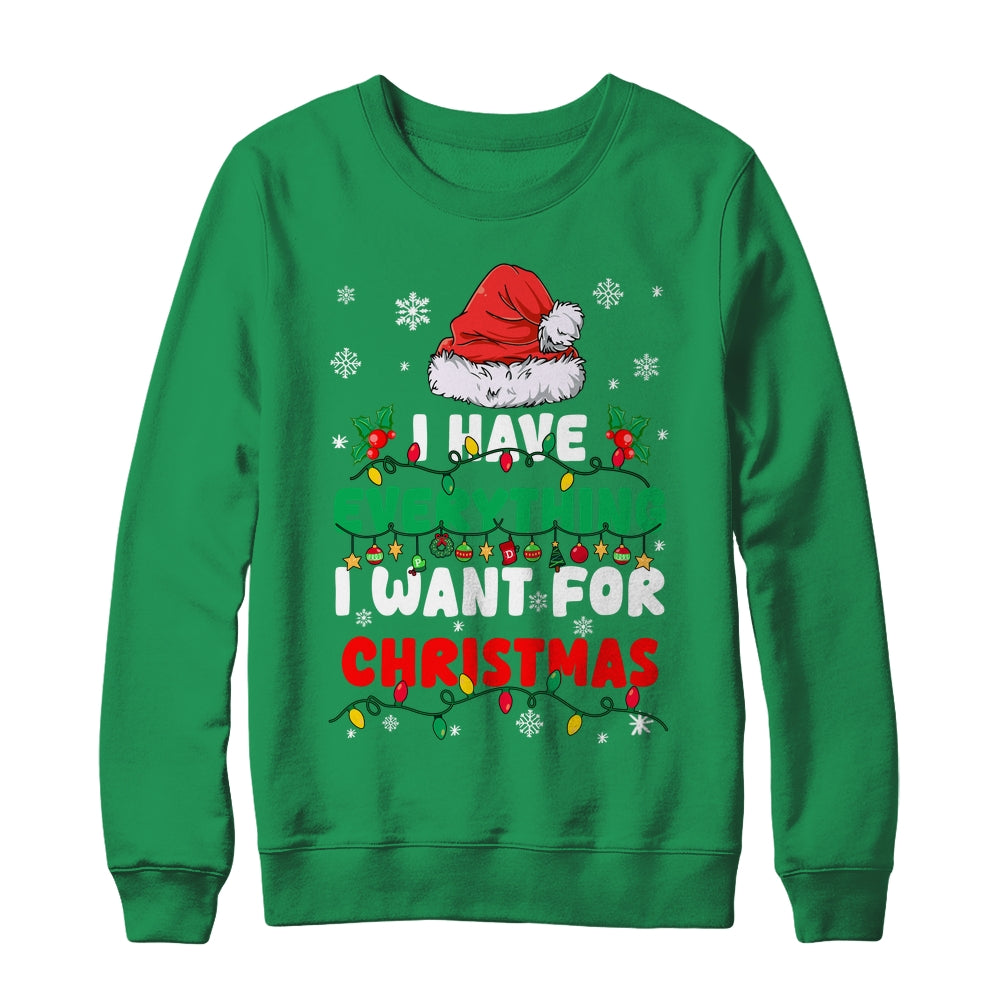 I Have Everything I Want For Christmas Its Me I'm Everything Shirt & Sweatshirt | siriusteestore