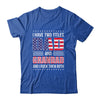 I Have Two Titles Dad And Grandad Funny Fathers Day Flag Shirt & Hoodie | siriusteestore