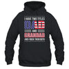 I Have Two Titles Dad And Grandad Funny Fathers Day Flag Shirt & Hoodie | siriusteestore
