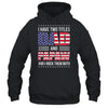 I Have Two Titles Dad And Papaw Funny Fathers Day Flag Shirt & Hoodie | siriusteestore