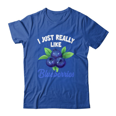 I Just Really Like Blueberries Lover Kids Boy Girls Funny Shirt & Tank Top | siriusteestore