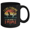 I Like Fishing And Maybe 3 People Funny Fishing Fisherman Mug | siriusteestore