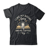 I Like My Books Spicy And My Coffee Icy Skeleton Book Lovers Shirt & Tank Top | siriusteestore