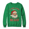 I Love A Man With A Beard Retro Christmas Santa For Women Shirt & Sweatshirt | siriusteestore