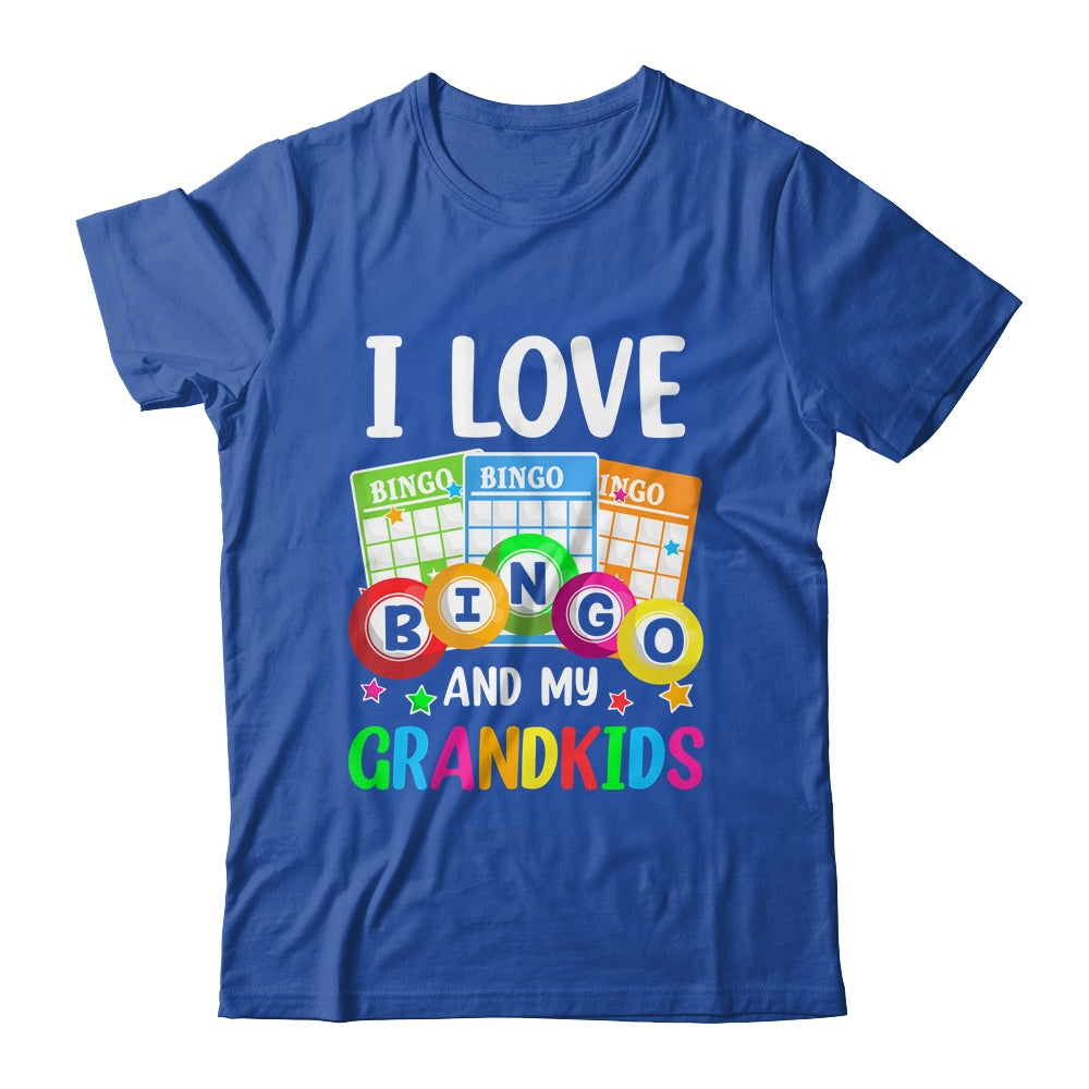 I Love Bingo And My Grandkids Funny Bingo Player Women Men Shirt & Tank Top | siriusteestore