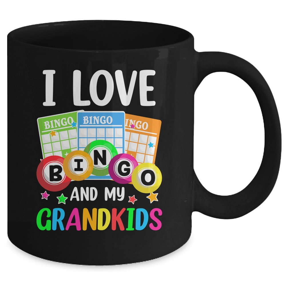 I Love Bingo And My Grandkids Funny Bingo Player Women Men Mug | siriusteestore