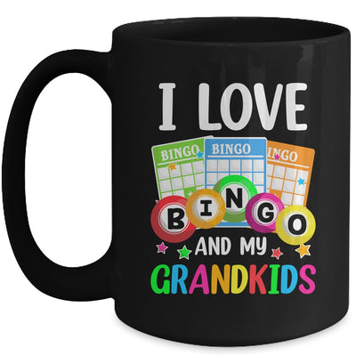 I Love Bingo And My Grandkids Funny Bingo Player Women Men Mug | siriusteestore