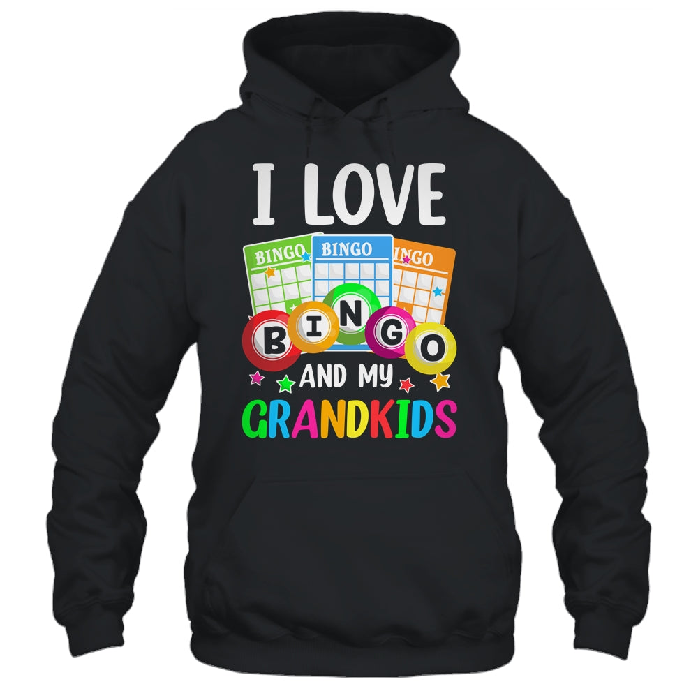 I Love Bingo And My Grandkids Funny Bingo Player Women Men Shirt & Tank Top | siriusteestore