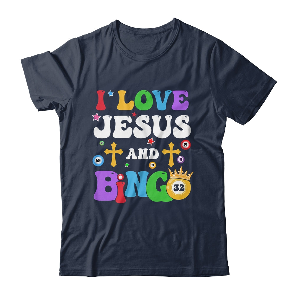 I Love Jesus And Bingo Christian Cross Board Games Shirt & Tank Top | siriusteestore