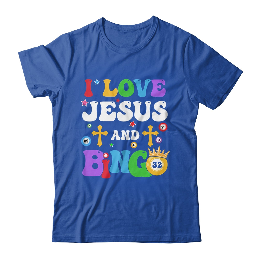 I Love Jesus And Bingo Christian Cross Board Games Shirt & Tank Top | siriusteestore