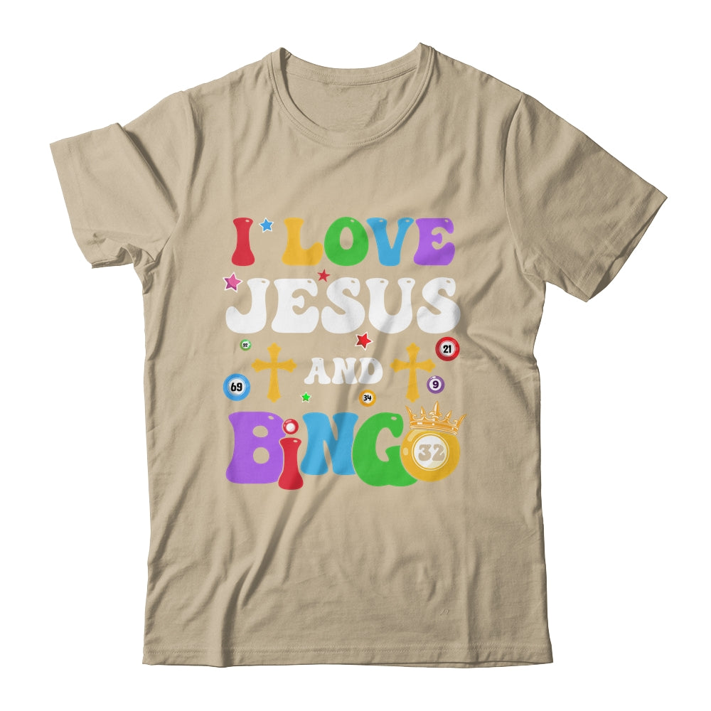 I Love Jesus And Bingo Christian Cross Board Games Shirt & Tank Top | siriusteestore