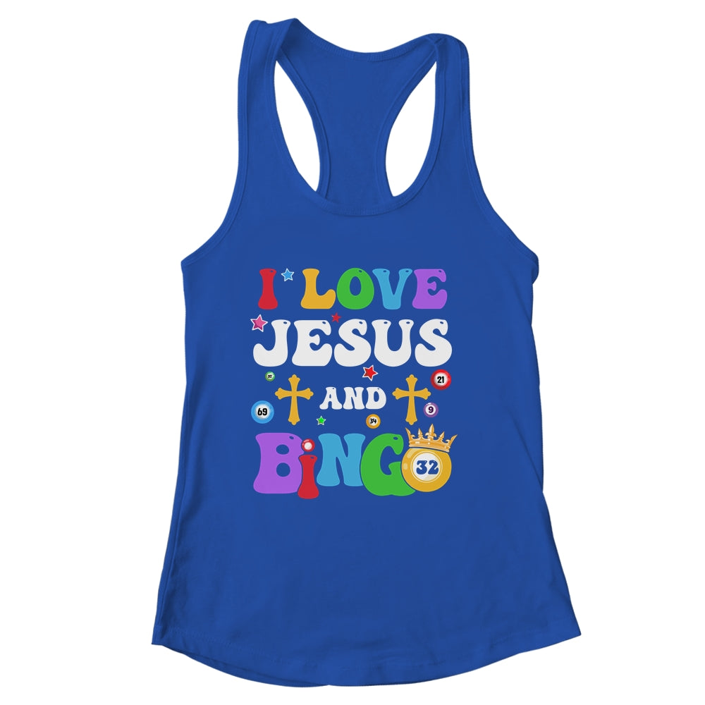 I Love Jesus And Bingo Christian Cross Board Games Shirt & Tank Top | siriusteestore