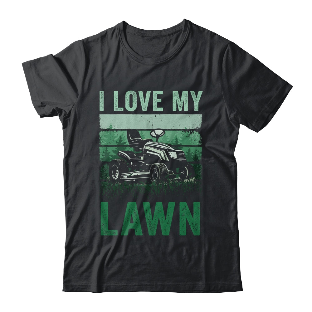 I Love My Lawn Mowing For Women Men Grass Cutter Vintage Shirt & Tank Top | siriusteestore