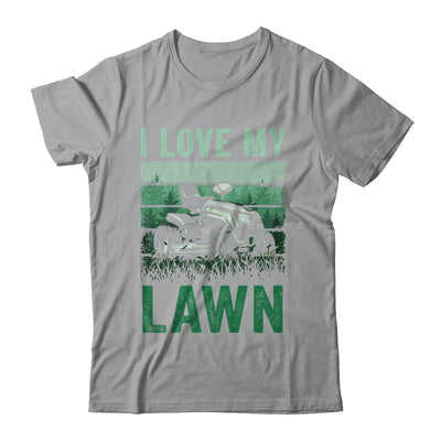 I Love My Lawn Mowing For Women Men Grass Cutter Vintage Shirt & Tank Top | siriusteestore