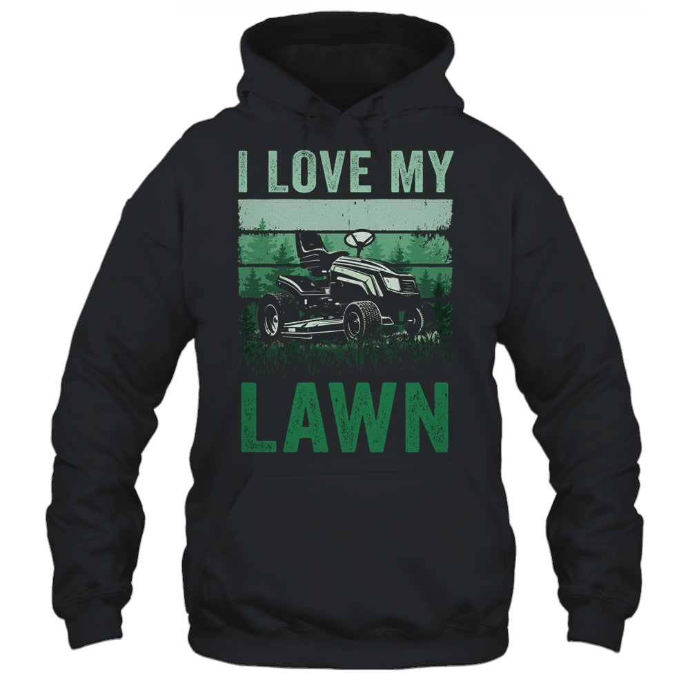 I Love My Lawn Mowing For Women Men Grass Cutter Vintage Shirt & Tank Top | siriusteestore