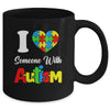I Love Someone With Autism I Heart Autistic April Men Women Mug | siriusteestore