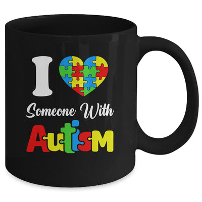 I Love Someone With Autism I Heart Autistic April Men Women Mug | siriusteestore