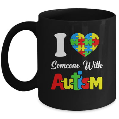 I Love Someone With Autism I Heart Autistic April Men Women Mug | siriusteestore