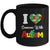 I Love Someone With Autism I Heart Autistic April Men Women Mug | siriusteestore