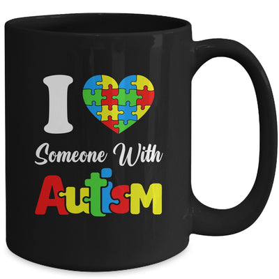 I Love Someone With Autism I Heart Autistic April Men Women Mug | siriusteestore