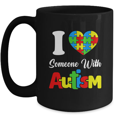 I Love Someone With Autism I Heart Autistic April Men Women Mug | siriusteestore