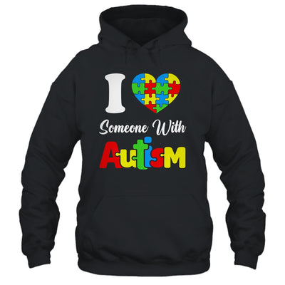 I Love Someone With Autism I Heart Autistic April Men Women Shirt & Hoodie | siriusteestore
