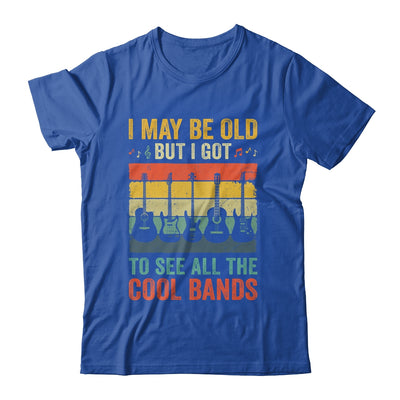 I May Be Old But I Got To See All The Cool Bands Retro Guita Shirt & Hoodie | siriusteestore