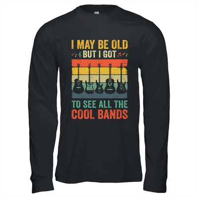 I May Be Old But I Got To See All The Cool Bands Retro Guita Shirt & Hoodie | siriusteestore